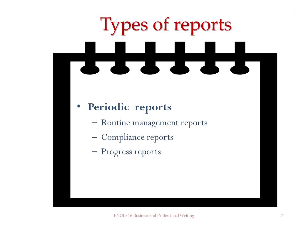 Write a business progress report